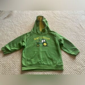 John Deere Kids Hoodie with Tractor Design